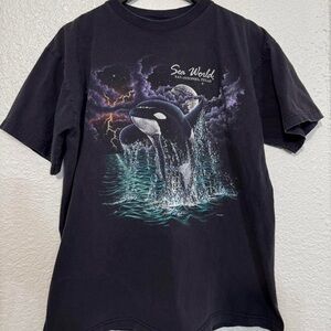 WSLY Charcoal Tee with Fiery Graphic